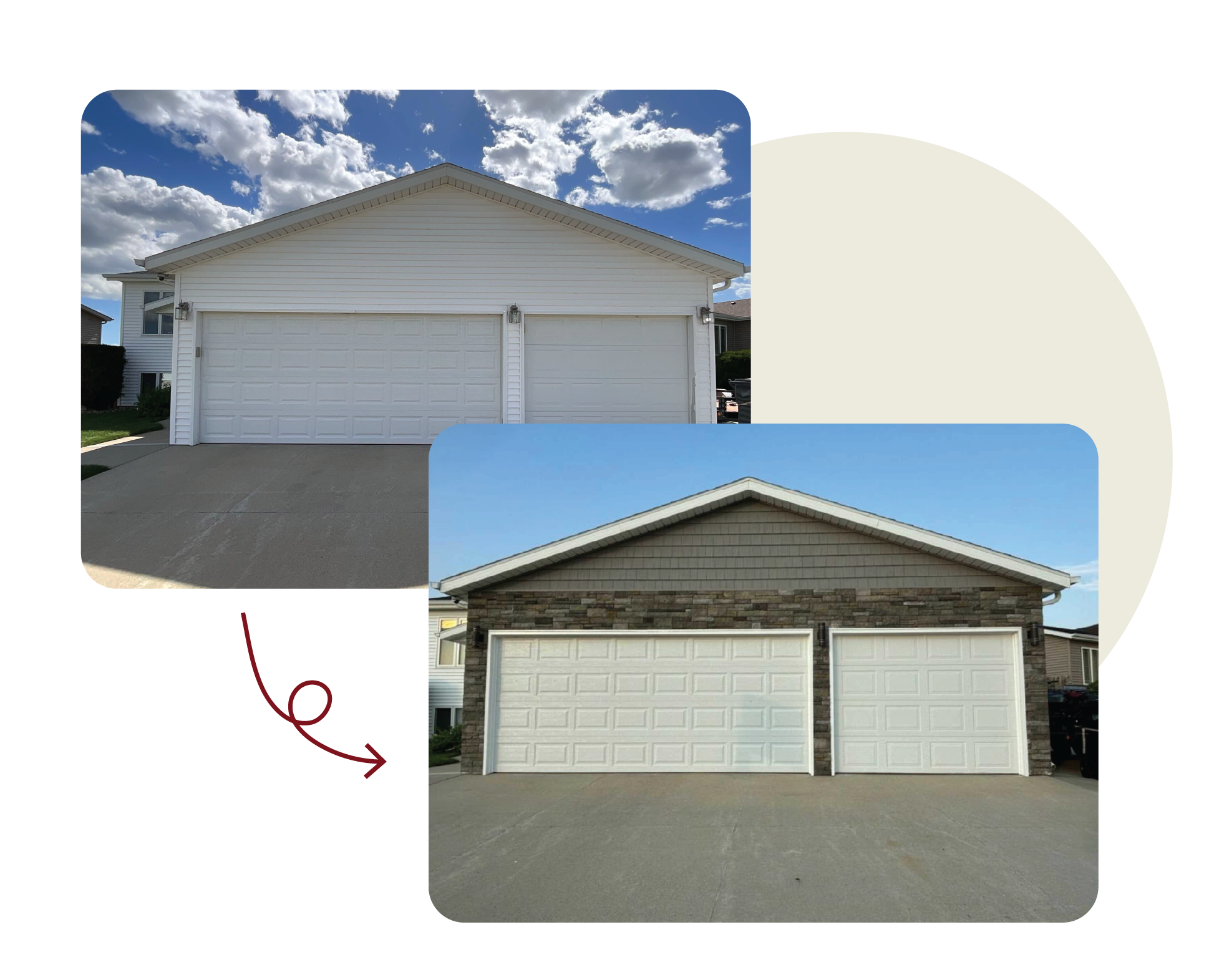 Exteriors - Before and After